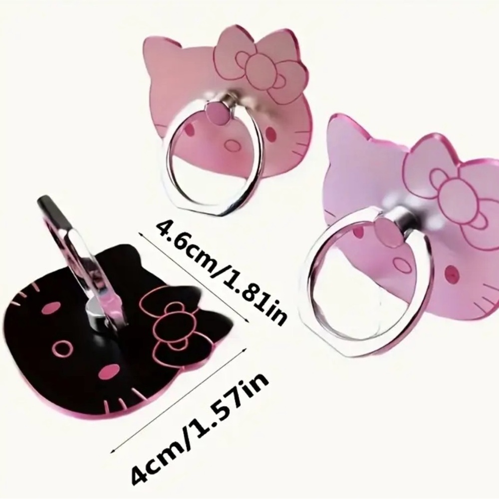 Sanrio Hello Kitty Rose Gold Phone Ring - Picture 2 of 6